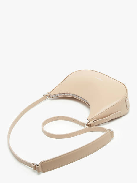 Cross Body Tas Sierra Leder Lancaster Beige sierra 1 ander zicht 2